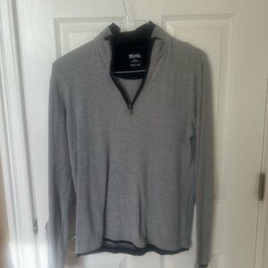 Michael Kors Men's Zip-Up Sweater in Gray